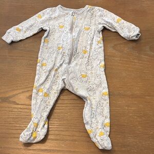 Disney Gray and Yellow Kids Footie